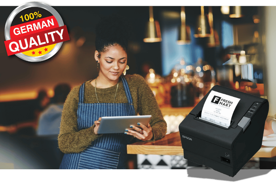 Wafriq cash register and receipt printer